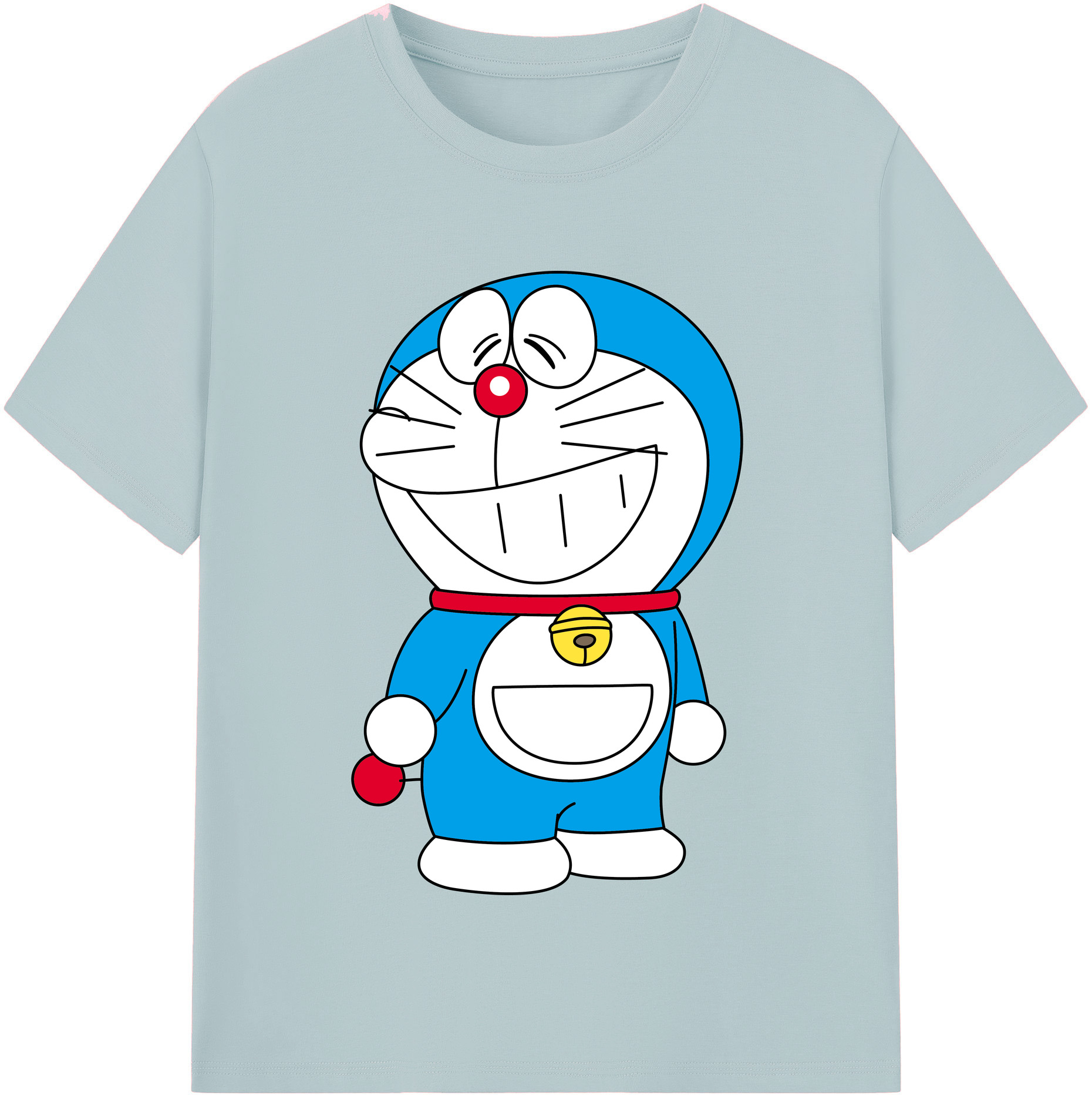 （画像用） ドラえもん Doraemon 綿100％半袖Tシャツ（フロントプリント）